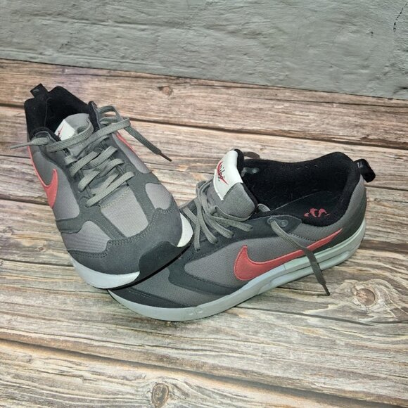 Nike Air Max Dawn GS Flat Pewter/Siren Red Youth Size 6.5 W8 - Picture 1 of 7